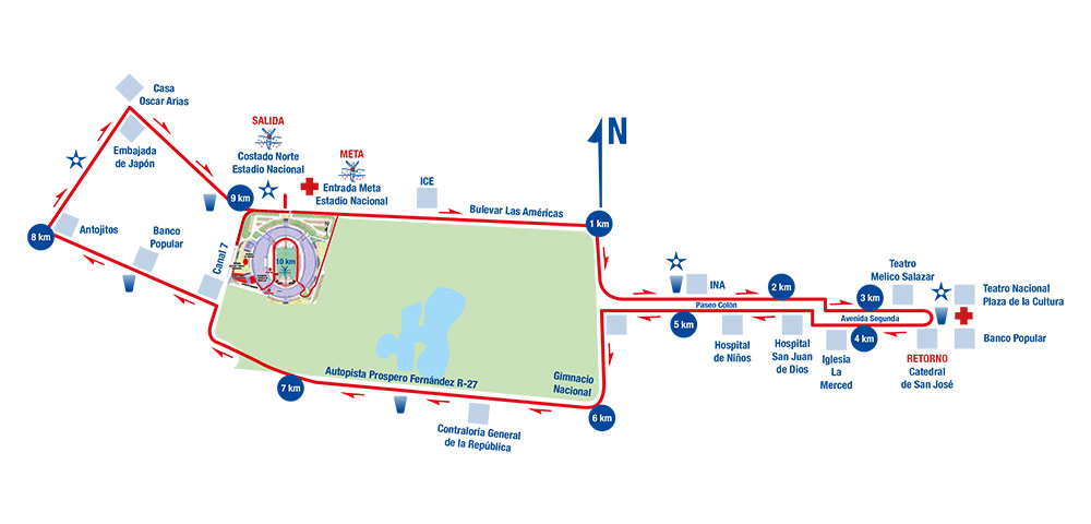 Mapa 10km