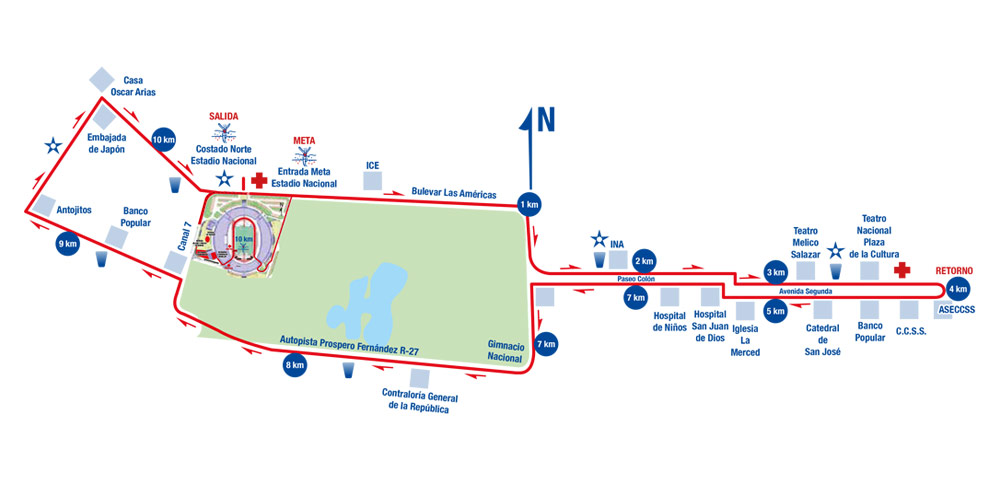 Mapa 42km