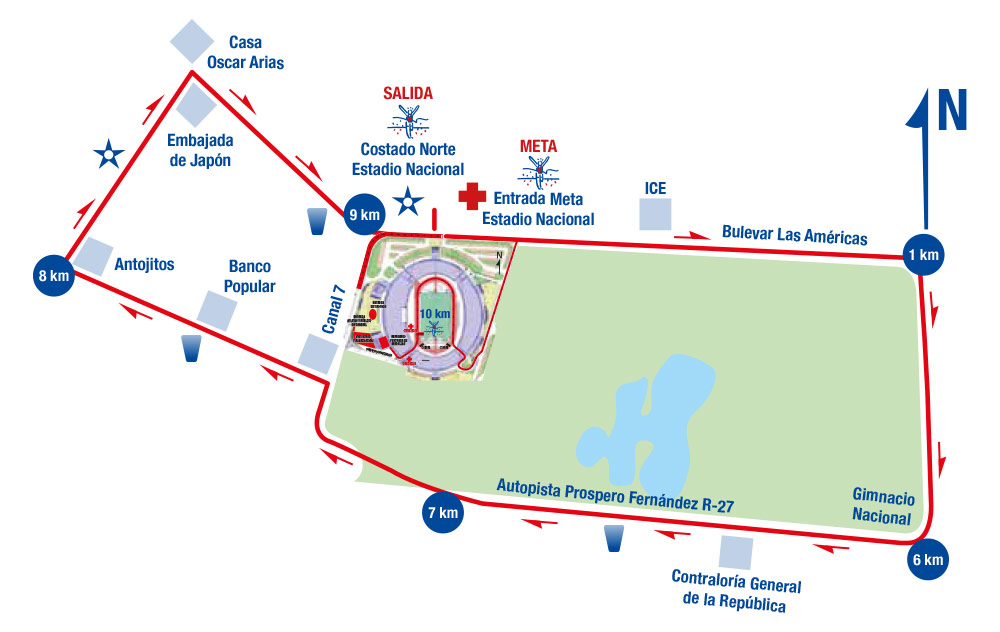 Mapa 5km